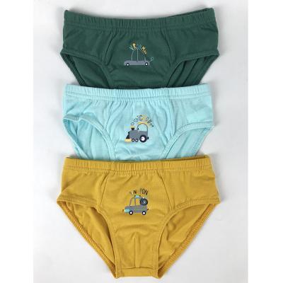 China Anti-Static Cheap Cute Cotton Boy Kid Child Brief Teen Underwear for sale