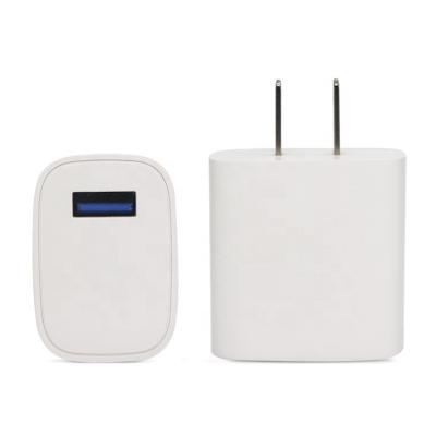 China USB C Fast White Wall Mobile Cell Phone USA Moblie 5.0V 2.4A Electric ABS 10W Fast Charger for sale