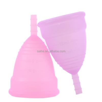 China 100% Silicone Menstrual Cup Menstrual Cups 100% Clean Close Fit Reusable High Quality Medical Silicone Menstrual Menstrual Cup for sale