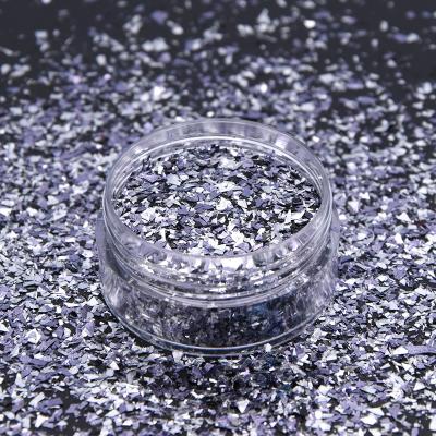 China PET pretty white navy blue chunky shimmer mix black white shimmer shimmer for sale