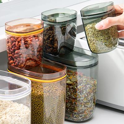 China Kitchen Seal Modern Multifunctional Food Storage Containers Lid Set Transparent Clear Food for sale