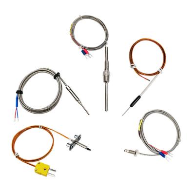 China Needle Surface Temperature Sensor Probe 1.5mm K Type Thermocouple With Yellow Plug PT100 KV122 Temperature Sensor for sale