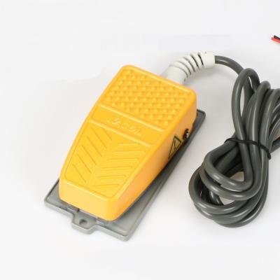 China Zc-PD123 Foot Pedal Control Switch 10A 250V AC Yellow Automatic Electric Power Hose Industrial Foot Switch for sale