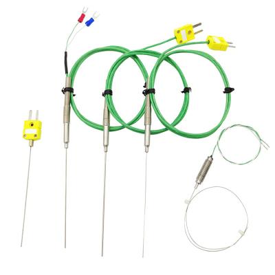 China WRNK-191 PT100/J/T/E/N K-Type Armored Resistance Thermocouple Temperature Sensor Probe KV122 for sale