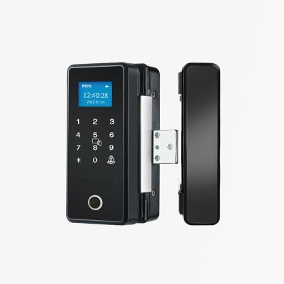 China APP 3G Electronic Handle Fingerprint Lock Electric Door Handle Lock for sale