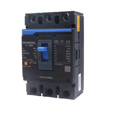 China 3P 63A 80A 100A 125A 160A 180A 200A 225A 250A 400A 630A 800A 1250A 1600A AC Molded Case Circuit Breaker MCCB 25KA for sale