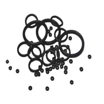 China Full Inspection Black Silicone Rubber O-Rings for Car As Per Drawing Dimensions for sale