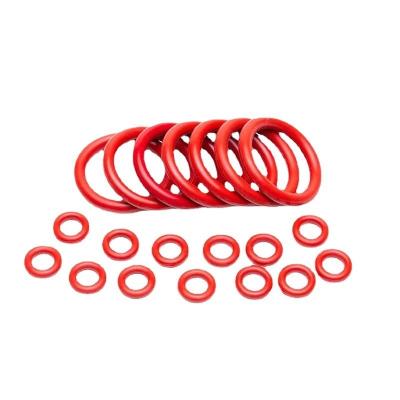 China Customized Color Fep Encapsulated O Rings Seals Oil Resistant Rubber Seal For Pipe Petrol for sale