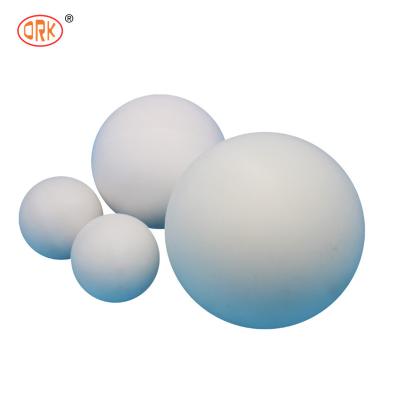 China White Custom Non-Standard Good Tensile Strength and Elongation Nitrile Rubber Ball Cutting for Industrial Needs for sale