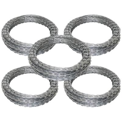 China Fence Razor Barbed Wire /Concertina Razor Wire For Security Wire Mesh Fencing / Galvanized Wire for sale