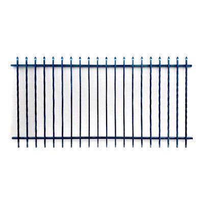 China Yard Powder Coated Safety Palisade Wrought Iron / Tubular Garden Pool Fence Panel for sale