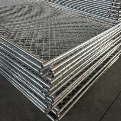 China Easily Assembled Canada Standard 6ftx12FT Galvanized Barrier Temporary Fence Construction Steel Fencing for sale