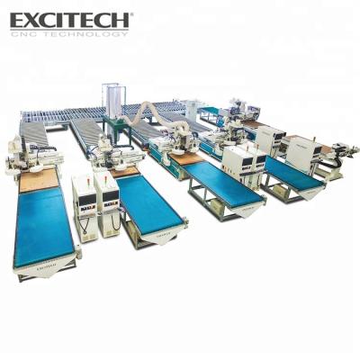 China Full Automated Wood Panel Wardrobe Office Furniture Production Line Equipment for sale