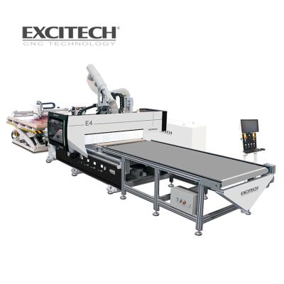 China Hotels Chinese Automatic Loading And Unloading With Prescoring CNC Nesting Machine for sale