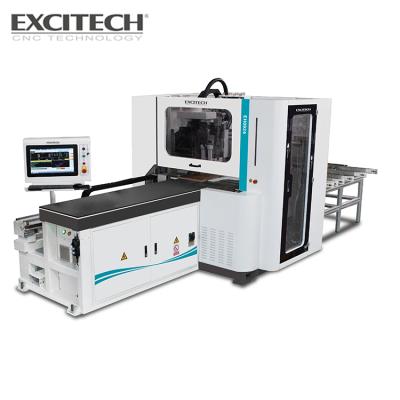 China Advertising company Excitech six sides cnc hole dilling machines for panel furniture for sale