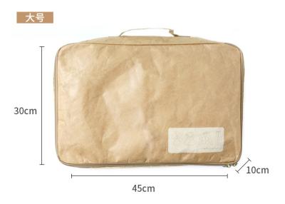 China Water Resistant Travel Cosmetic Bags , Cubes Travel Makeup Bag With Compartments for sale