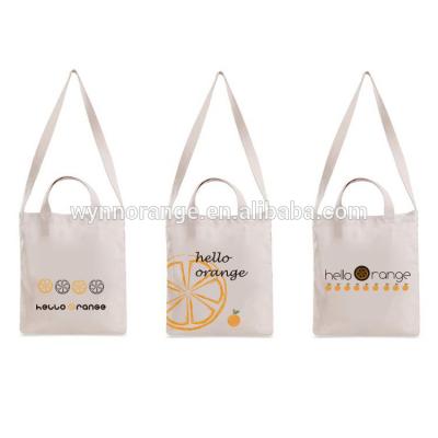 China Eco friendly customized small cotton canvas shopping bag for women for sale