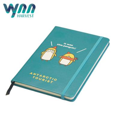 Chine Carnet fait sur commande de livre à couverture dure du bloc-notes A4 pour le papier excentré des étudiants deux d'école à vendre