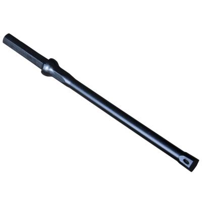 China 660mm Tungsten Carbide Mining Rock Tools H22/B22 Integral Hand Shank Socket Hole Drill Steel for sale