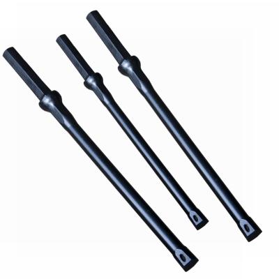 China 260-660mm 22mm Socket Hole Hex Integral Drill Steel Or Rock Drill Rod For Quarry Mining Rock Drilling Tools for sale