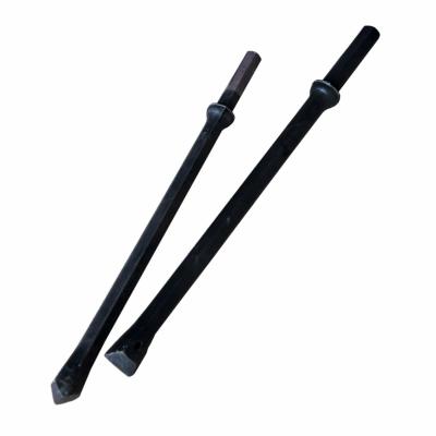 China 400-7000mm Manufacturing Stone Rock Mining Drilling Hex22*108mm Chisel Head Drill Steel Integral Drill Rod for sale