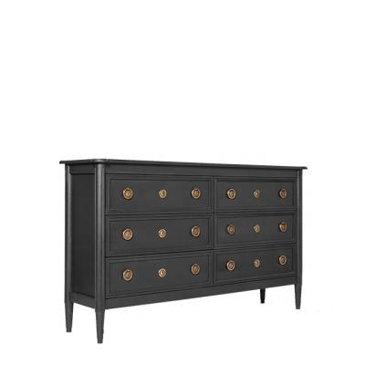 China Chest of drawers in European solid wood for sale