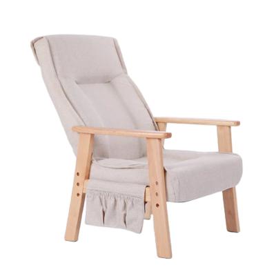 China Uphosltered (Height) Adjustable Modern Home Furniture Accent Wood Sling Chair With Backrest For Living Room for sale