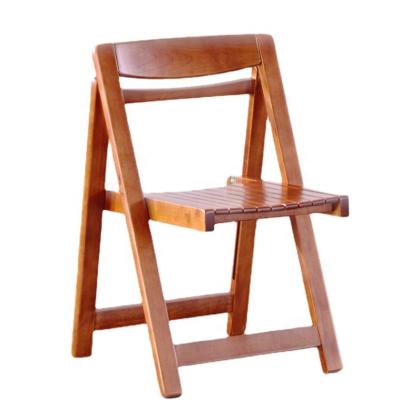 China (Size) high quality pure natural wood adjustable and portable wooden folding chair for sale