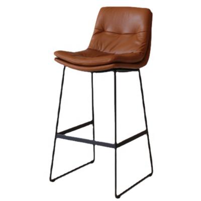 China Fashionable Hot Sale Iron Art High Metal Leg Coffee Industrial Bar Stool Chair for sale