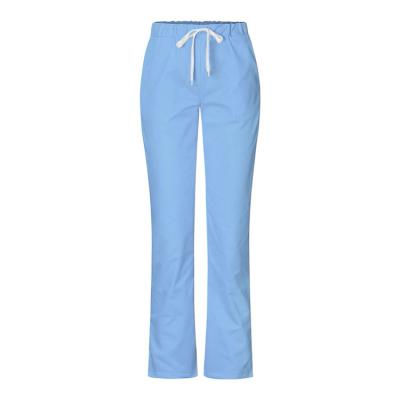 China Factory Direct Sale Hospital Solid Color Cord Joggers Nursing Scrub Pants Women for sale