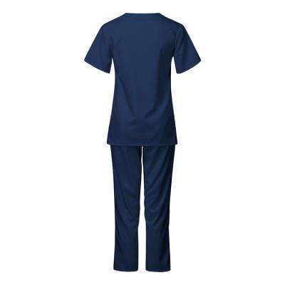 China Factory Direct Sale Hospital Scrubs Set One Piece Nurse Uniform For Men And Women for sale