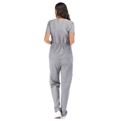 China Superstrong Fabric Cotton Thin Hospital Women Scrub Nursing Uniform For Doctor for sale