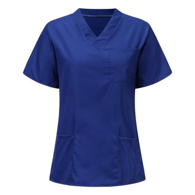 China Best Hospital Quality Doctor And Nurses Uniforms Scrub Uniform Tops for sale