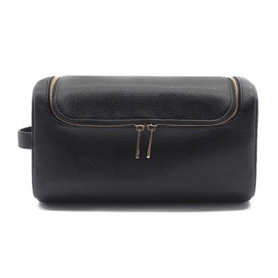 China Fashion Customize Portable Waterproof Leather Cosmetic Bag Makeup Travel Storage Bag Toiletry Bag for sale