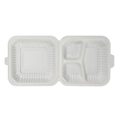 China Amazon Hot Sale Microwavable Catering Disposable Foldable Plastic Food Packaging Container With Lid for sale