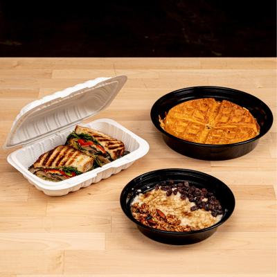 China Sustainable Microwave Safe Food Container Take Away Packing Disposable Lunch Bento PP Lunch Box for sale