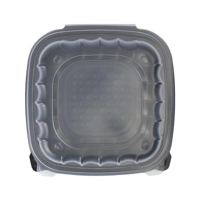 China High Quality Microwavable Microwavable Plastic Disposable Packaging Fast Food Food Storage Container for sale