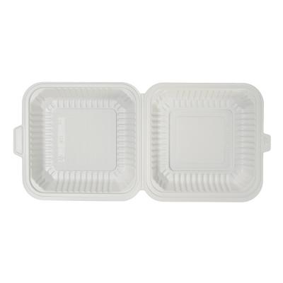 China New Deli 2022 White Plastic Microwavable Food Container Microwavable Disposable Food Storage Box for sale