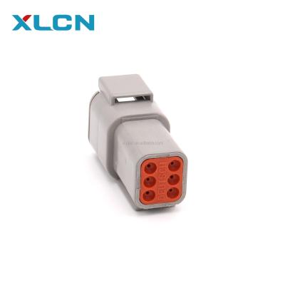 China 6pin DTM Series 6pin Automotive DTM04-6P Male Auto Connector For German Connector for sale