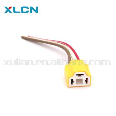 China H4 Socket Electrical Connector Automotive Wiring Harness With Ceramic Relay for sale