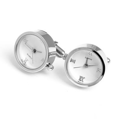 China Fashion Brass Mens Watch Motion Cufflinks For Men for sale