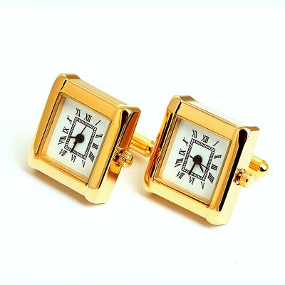 China Movement Brass Mens Cufflinks Watch Accessories for sale