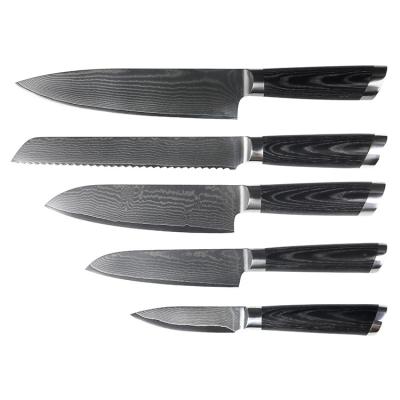 China Durable 67 Layers Damascus Steel Knife Set 8 Inch Chef Knife For Kitchen Utensils for sale