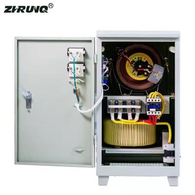 China SVC 10kva 15kva 20kva AVR Single Phase 110v 220v Servo Stabilizer Automatic Voltage Regulator for sale