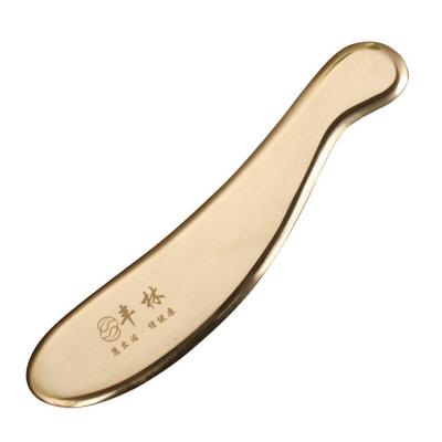 China Custom body fenglin guasha body massage tool copper therapy guasha metal scraping guasha for sale