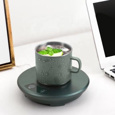 China Retention of 55Â ° or 8Â ° USB Heating and Refrigerating Cup Coaster Beverage Smart Office Quick 2 in 1 Coffee Can Attack Cooler Heater for sale