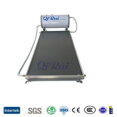 China Geisero solar de alta presión 100L 150L 200L 250L 300L 500L Calentador de agua solar de placa plana en venta