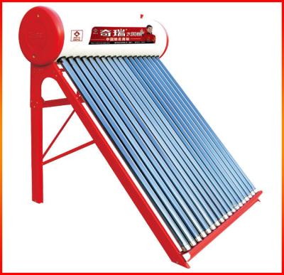 China CNP-58 Non-Pressurized Vacuum Tube Solar Water Heater with Color Steel Outer Tank for sale