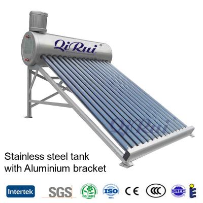 China 100L 150L 200L 300 Liter SUS304/SUS316 roestvrij staal zonne-waterverwarmer voor uw Te koop