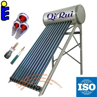 China Tipo de circulación activa tubo de calor Energía solar Calentador de agua con marca clave solar En12976 en venta